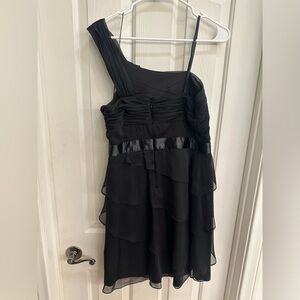 Black Adrianna Papell cocktail dress